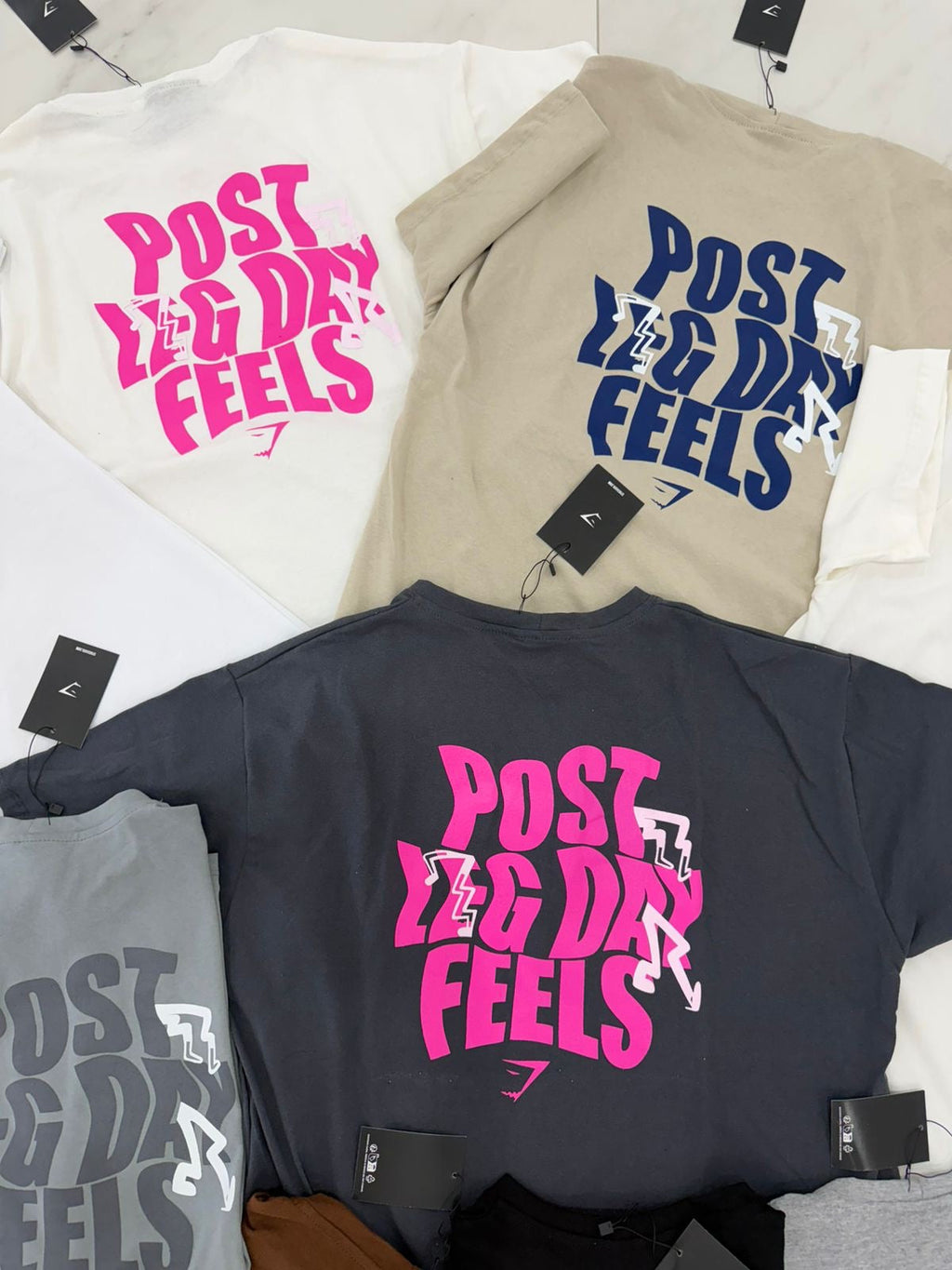 PLAYERA GYMSHARK LEGDAY