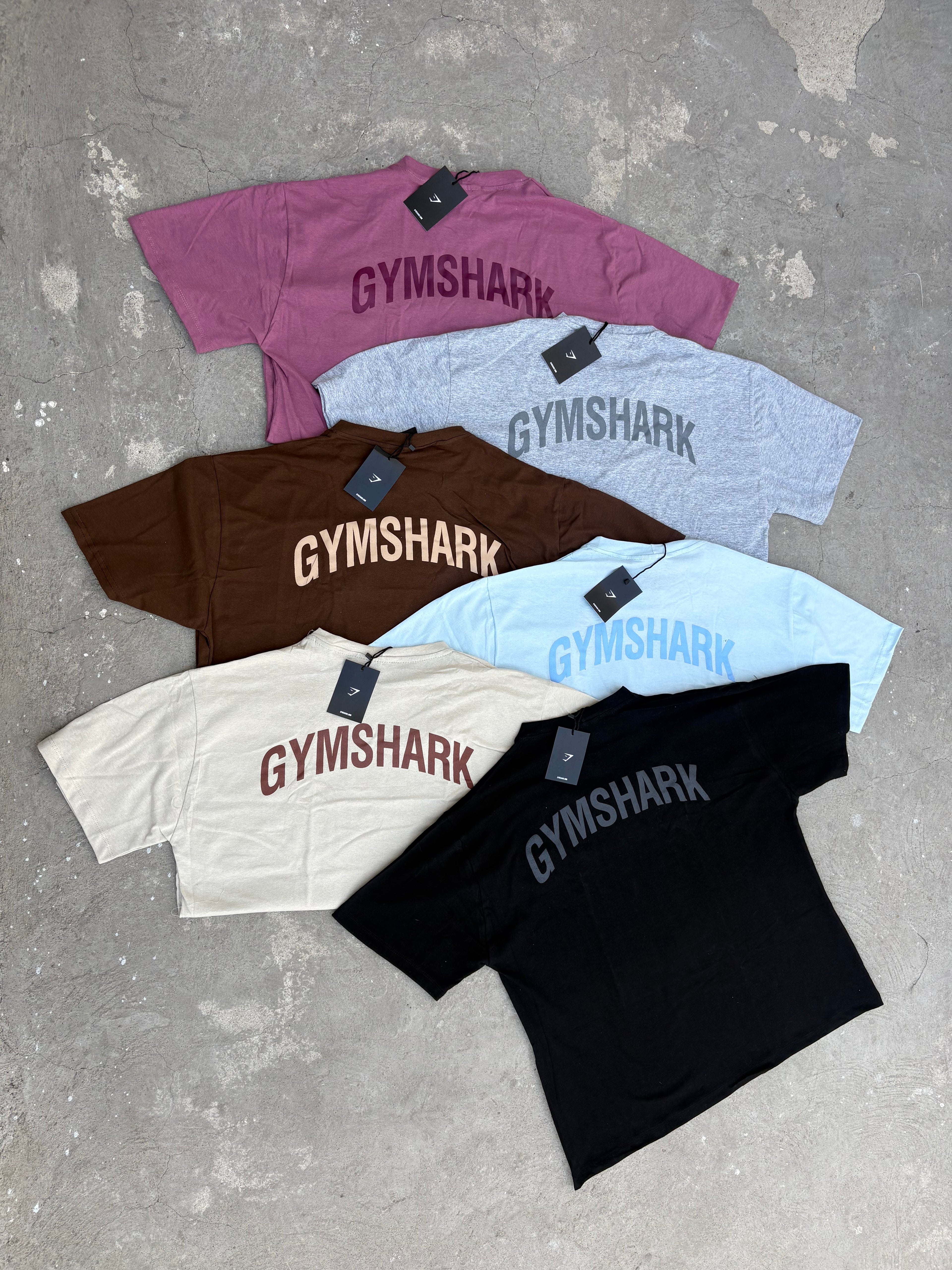 PLAYERA GYMSHARK LETRAS EN ESPALDA