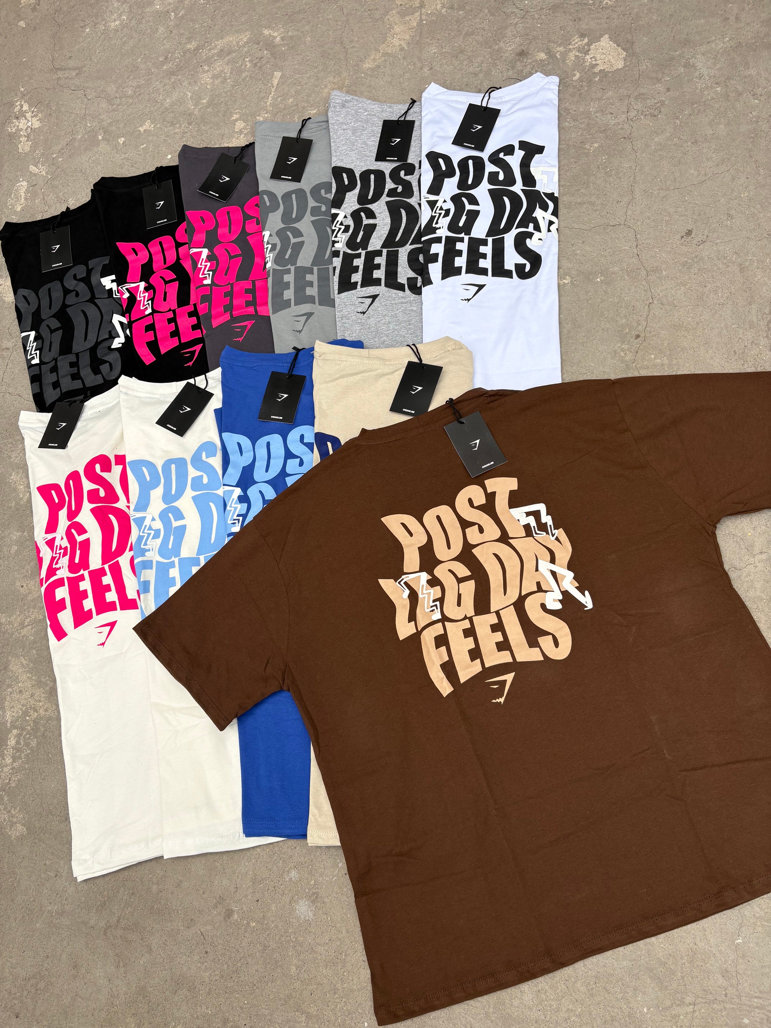 PLAYERA GYMSHARK LEGDAY