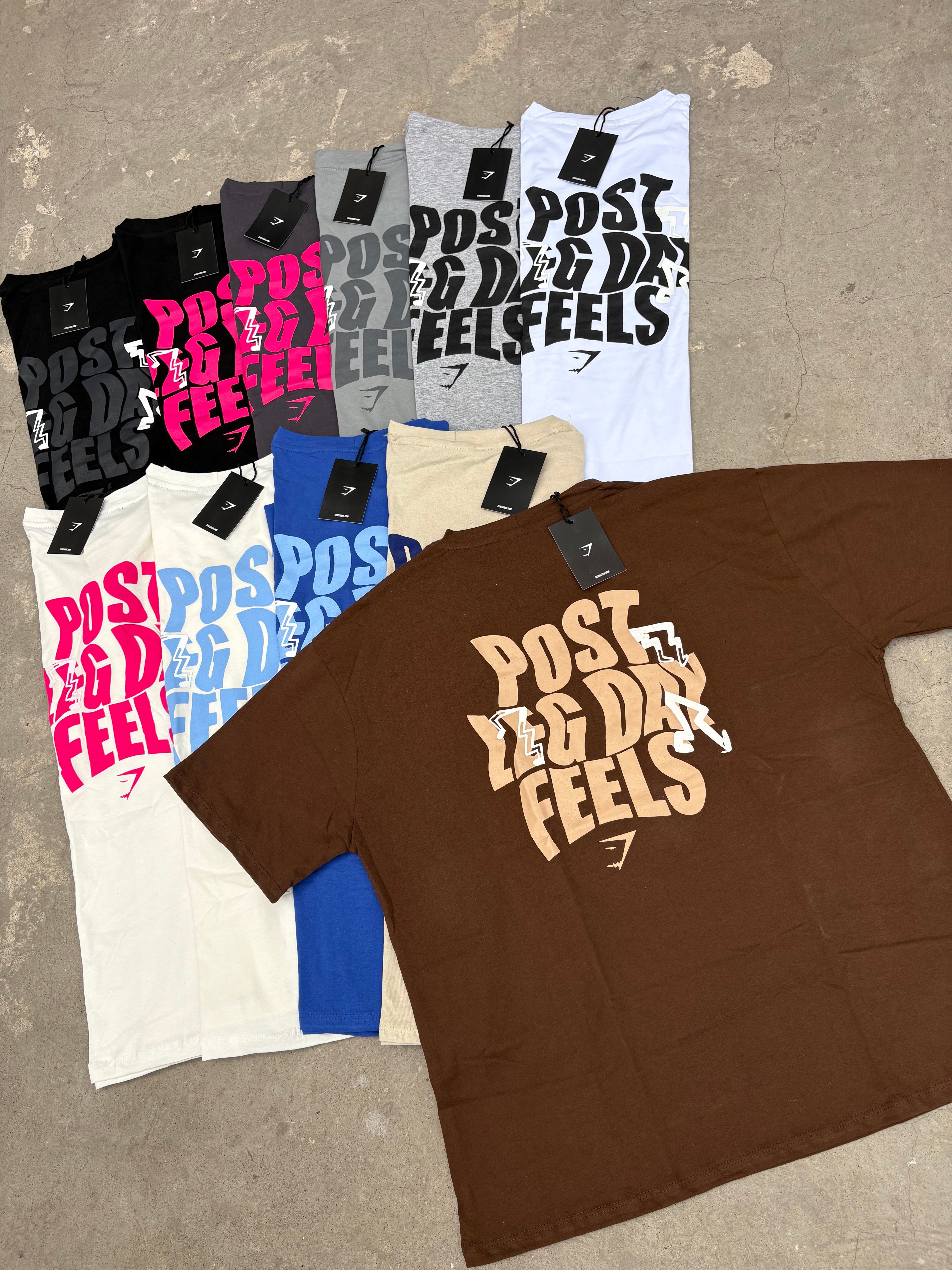 PLAYERA GYMSHARK LEGDAY