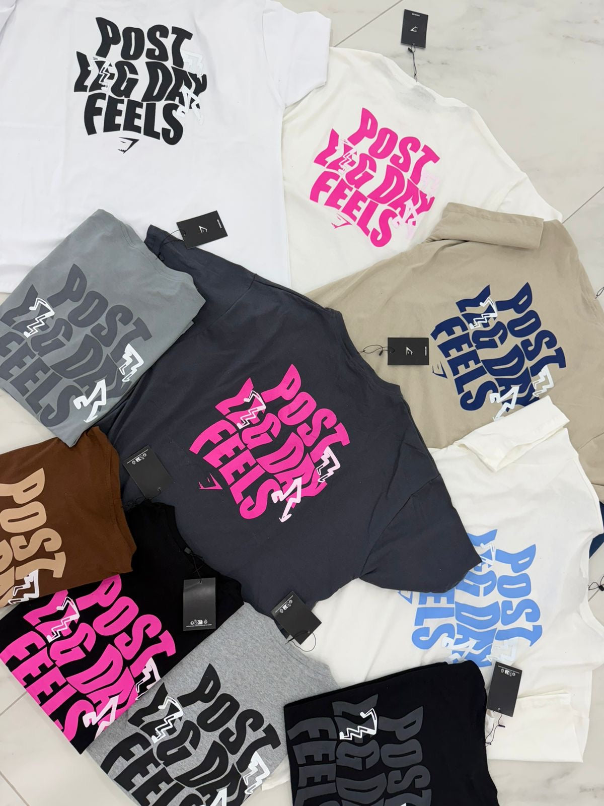 PLAYERA GYMSHARK LEGDAY