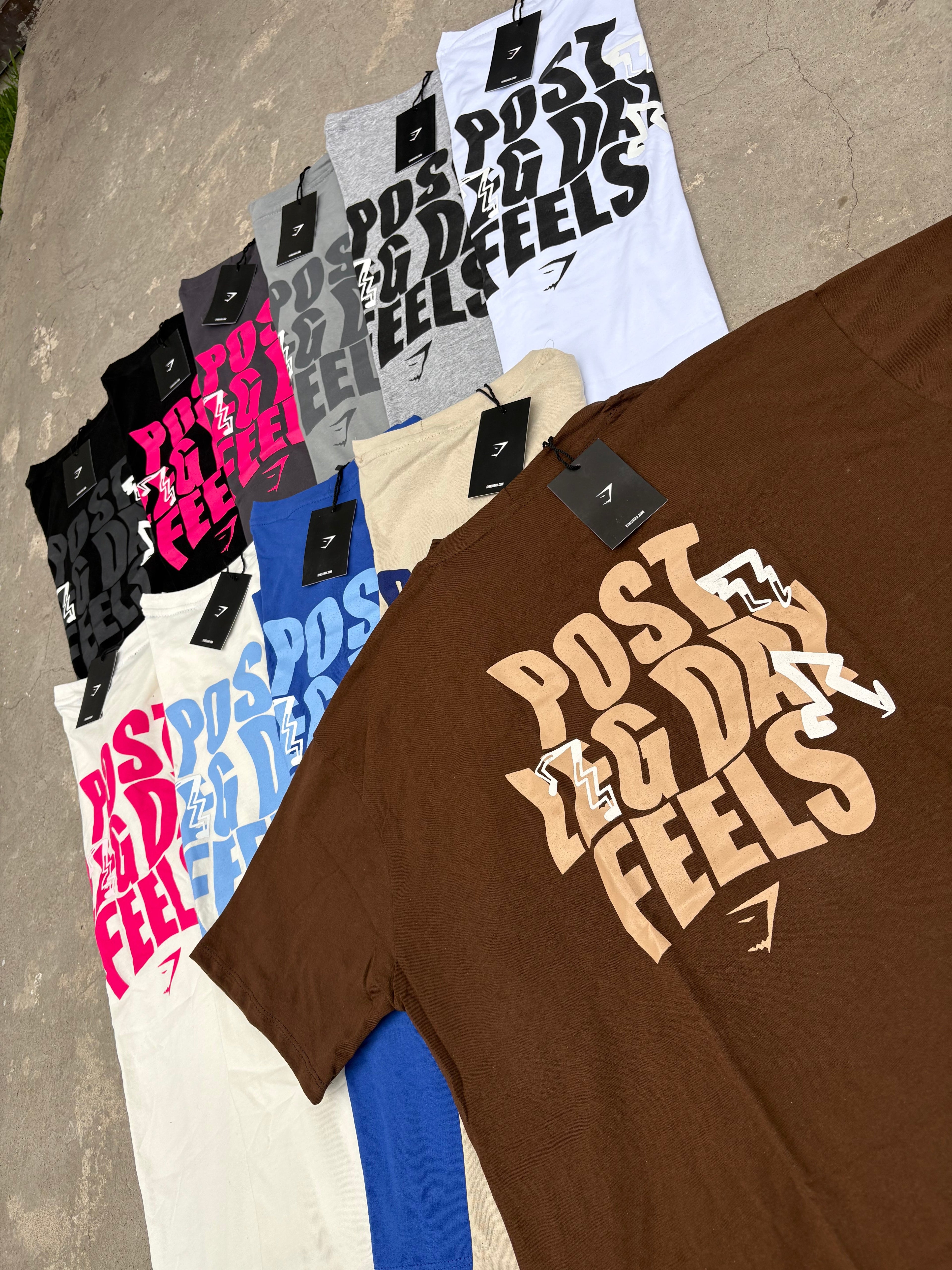 PLAYERA GYMSHARK LEGDAY