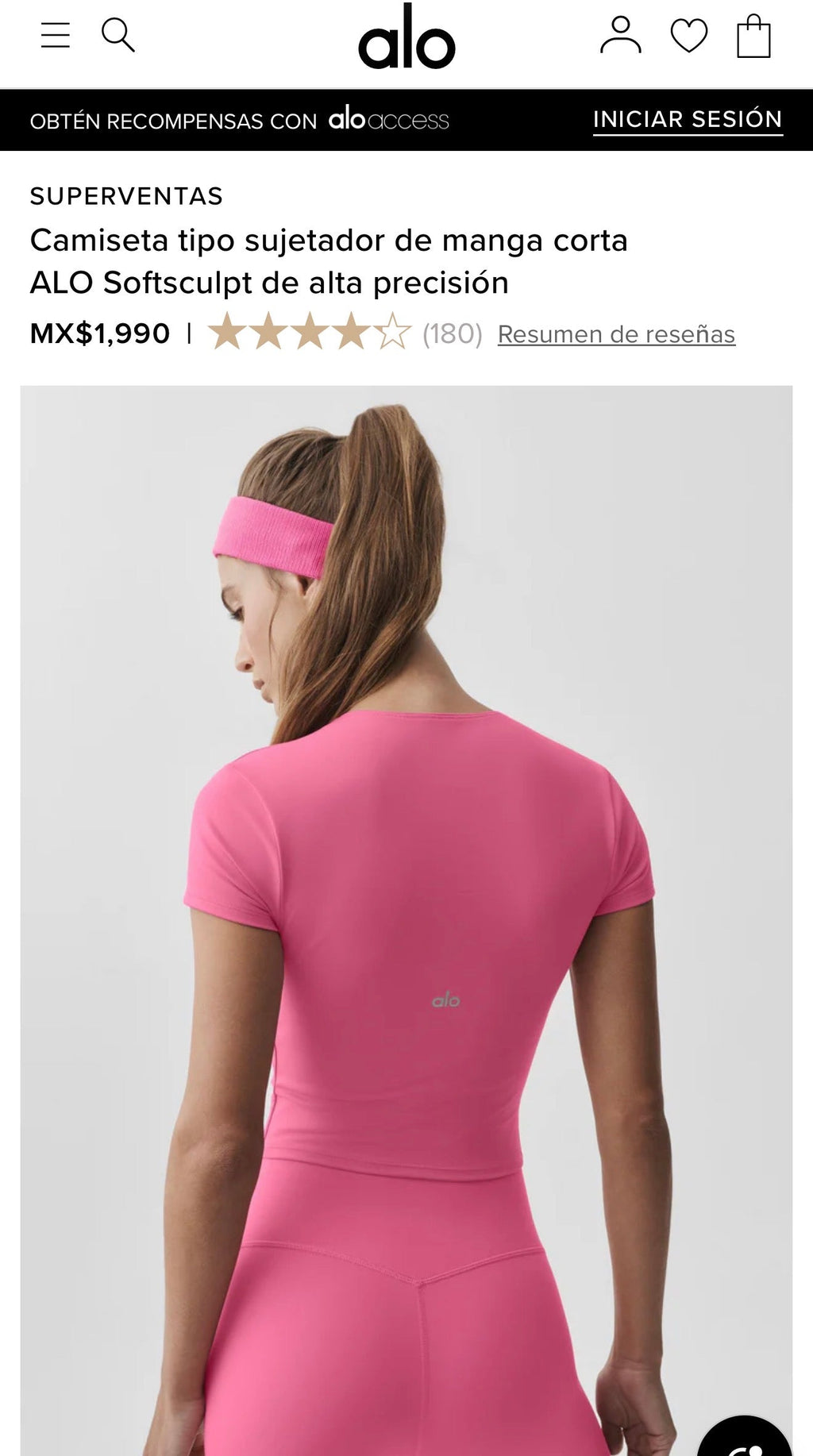 Blusa Alo Open Back