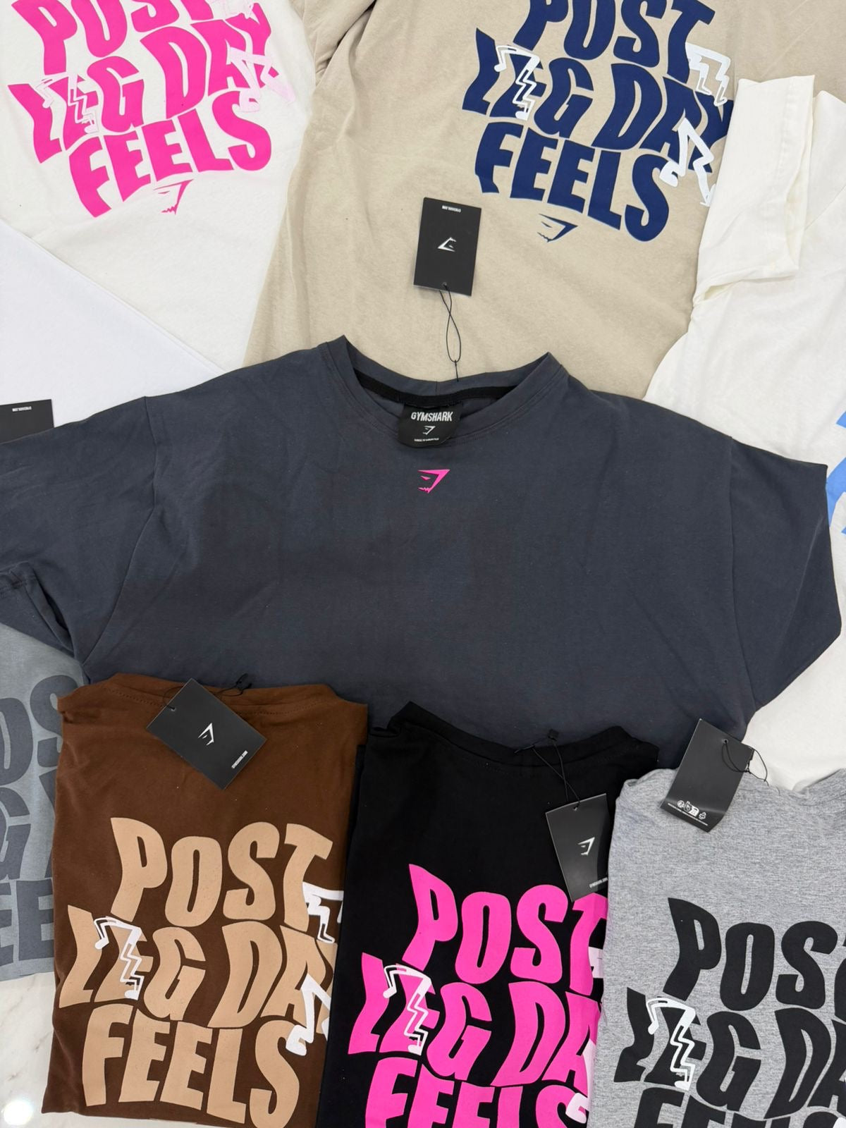 PLAYERA GYMSHARK LEGDAY